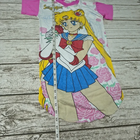 Sailor Moon Vintage Girls Night Dress - Picture 5 of 6
